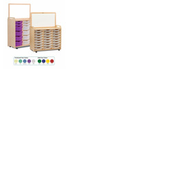 Tray Storage Units with Magnetic Divider