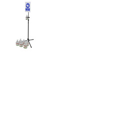 Portable Hand Sanitiser Station Supplied with Six 500ml Hand Gels