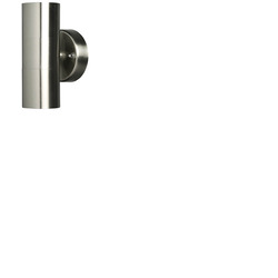 Stainless Steel Twin External Wall Light GU10 240V