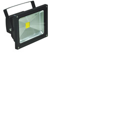 Warm White Floodlight - Black 20 Watt