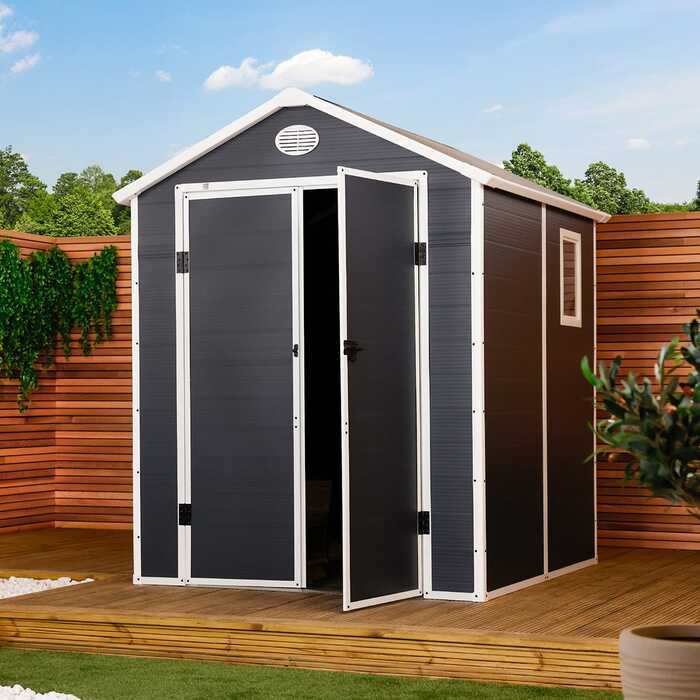 Plastic Shed 6.3ft x 6.2ft