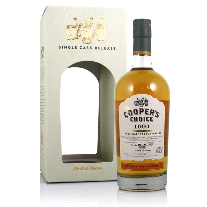 Old Rhosdhu 1994 27 Year Old Cooper's Choice Cask #222