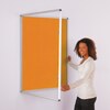 ColourPlus Tamperproof Noticeboard 1200x1200mm Orange