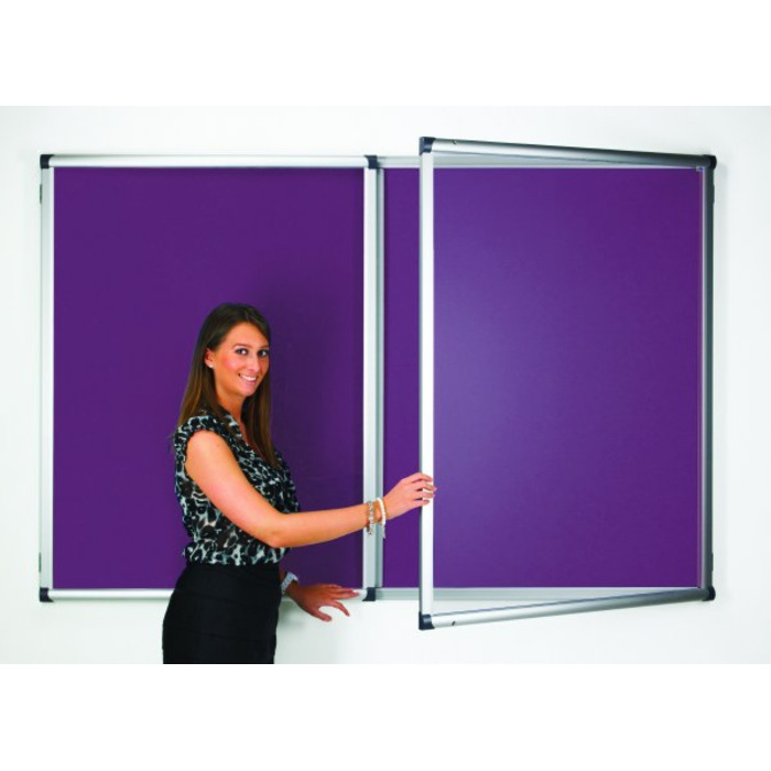 Eco-Sound Blazemaster Metropolitan Frame Tamperproof Noticeboard