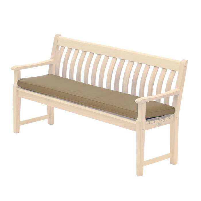 Alexander Rose Olefin 5ft (1. 5m) Bench Cushion - Oatmeal