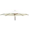 Alexander Rose 3. 5m Hardwood Luxury Round Garden Parasol