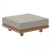 Alexander Rose Outdoor Sorrento Ottoman with Cushion, Niebla