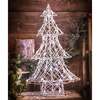 Noma Christmas 1. 5M White Wicker Christmas Tree with 160 White LED Lights