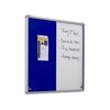 Lockable Combination Whiteboard/Noticeboard