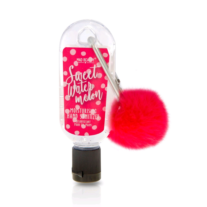 Mad Beauty Pom Pom Clip & Clean Hand Sanitizer - Watermelon