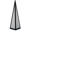 Battery Powered Pyramid Garden Lamp