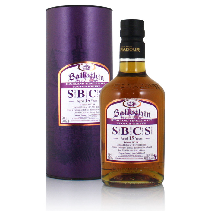 Ballechin 15 Year Old Small Batch Cask Strength 2022 Release