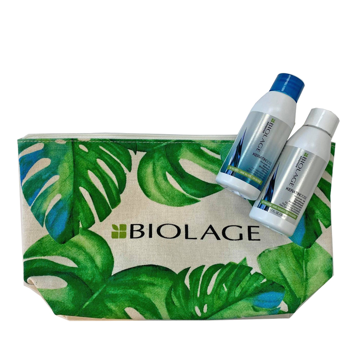 Biolage Keratindose Mini Travel and Treat Pouch (shampoo 50ml, conditioner 50ml, deep treatment 100ml)