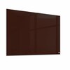 Casca Magnetic Glass Writing Board 900 x 600mm Natural Brown