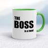 The Boss Is A . . . Swearing Mug