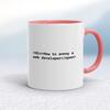 How To Annoy A Web Developer Mug