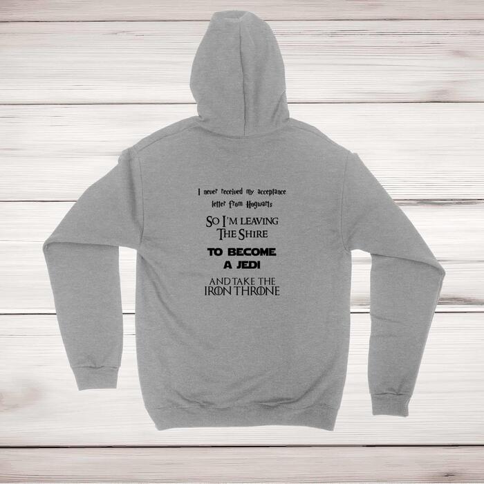 Take The Iron Throne Hoodie - Grey, 4XL