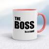 The Boss Is A . . . Swearing Mug
