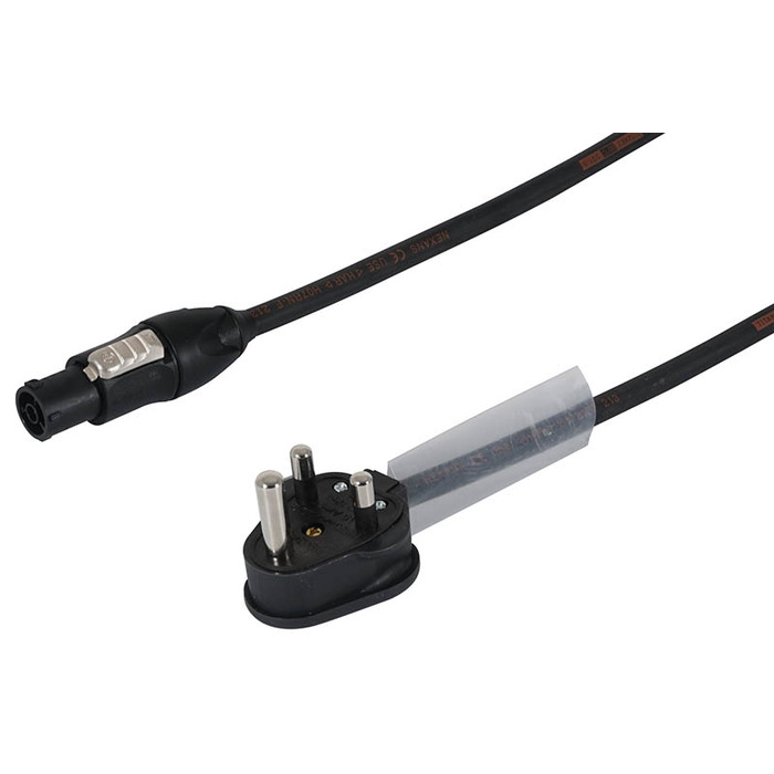 15A Male to PowerCON TRUE1 Adaptor with Titanex Rubber Cable 0. 35m