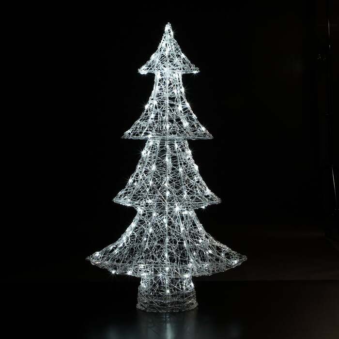 Noma Christmas Spun Acrylic 1. 5M Xmas Tree with160 LEDS