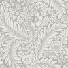 Florence Leaf Wallpaper Grey World of Wallpaper 723
