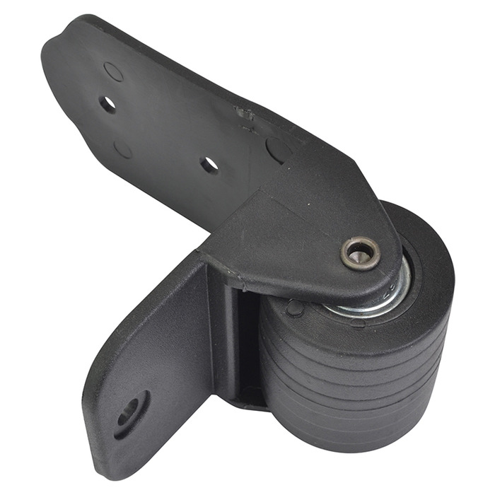 40mm 2" Fixed Caster Plastic With Rubber Wheel
