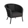 Alexander Rose Cordial Wide Rope Curved Top Lounge Chair
