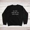 God Of Tits And Wine Sweatshirt