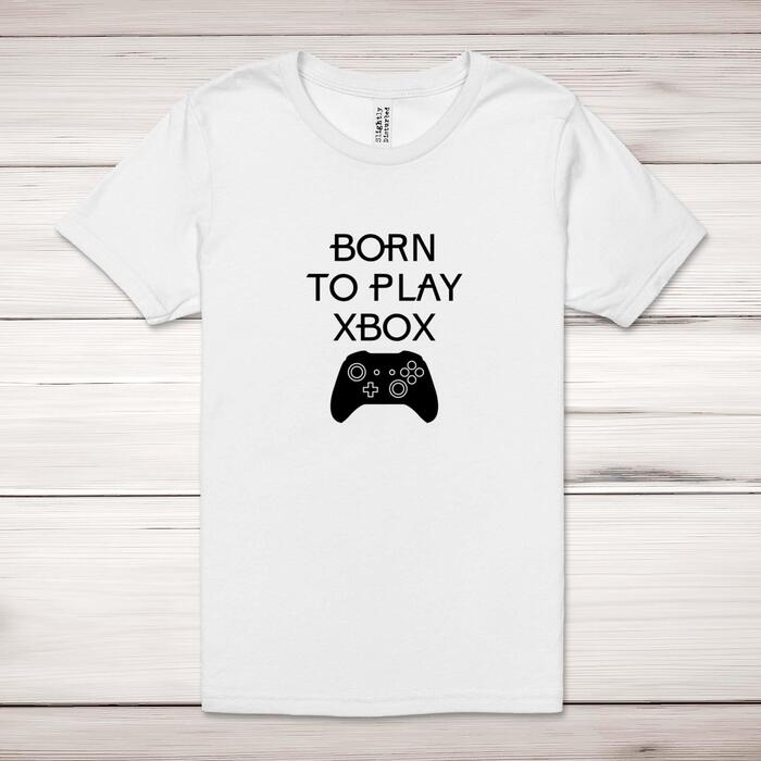 Born to Play Xbox Adult T-Shirt