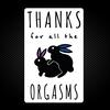 Thanks For All The Orgasms Vinyl Sticker