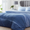 100% Cotton Ombre Extra Large Single Duvet Cover Set