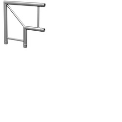 Contestage Ladder Truss 2 Way Flat Corner - Aluminium