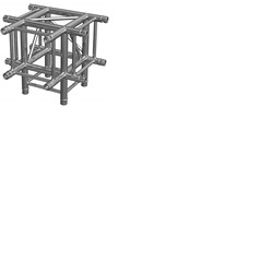 Contestage Quatro290 Truss 3 Way T + 1 Down - Aluminium
