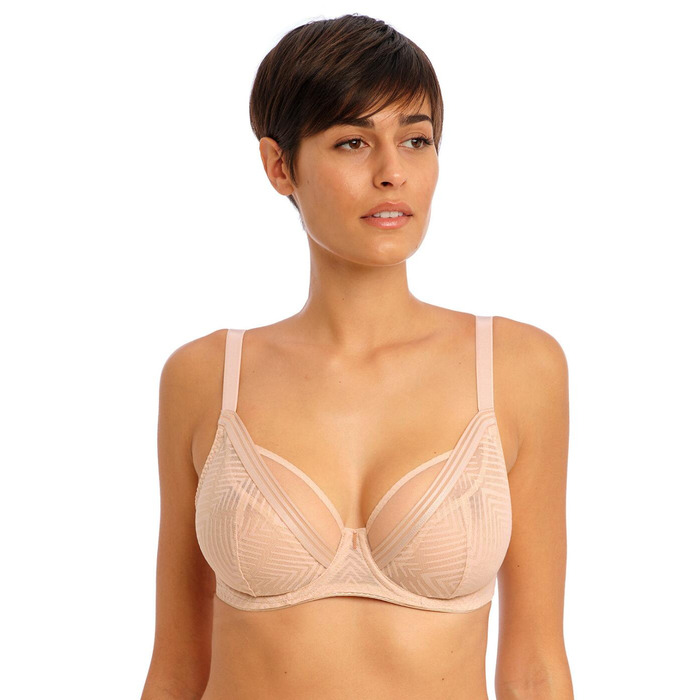 Freya Tailored High Apex Plunge Bra - Natural Beige - 30H