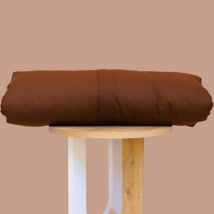 Dog Bed Duvet & Dog Bed Duvet Cover Sml/Med Polycotton Chocolate - Small to Medium