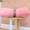 Dog Bed Duvet Cover Two Sizes Faux Fur & Suede Pink Blush