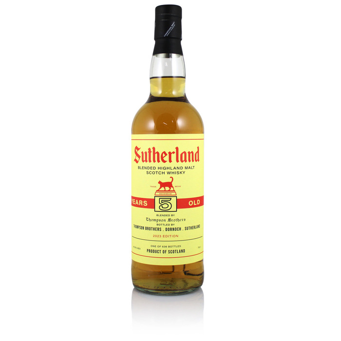 Sutherland 5 Year Old Thompson Bros Blended Malt Whisky