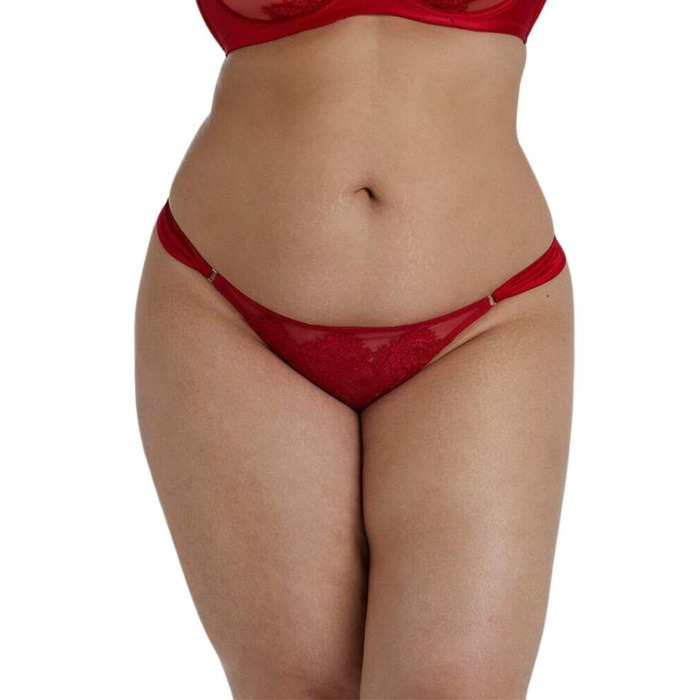 Playful Promises Anneliese Satin Curve Thong
