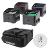 Equinox Raider LED Uplighter Pack