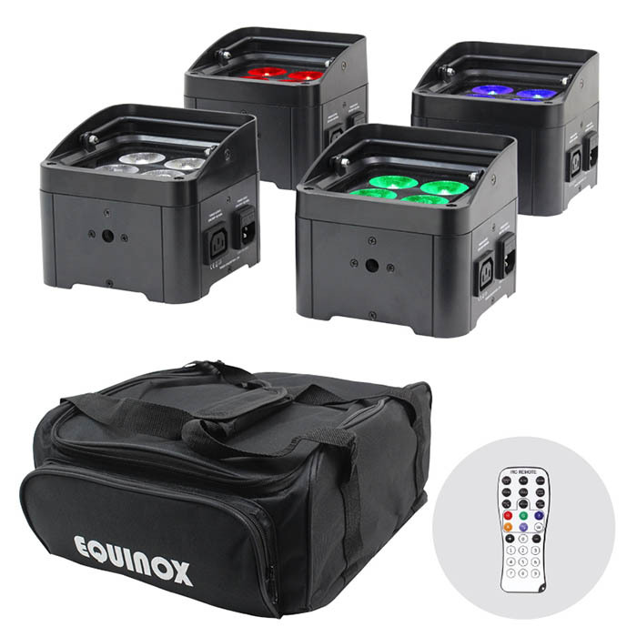 Equinox Raider LED Uplighter Pack