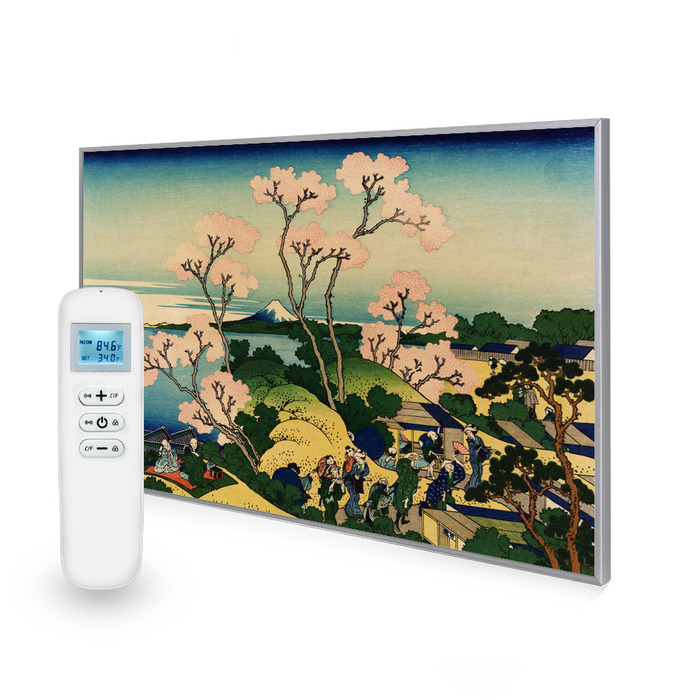 795x1195 Goten Yama Hill Shinagawa on the Tokaido Picture Nexus Wi-Fi Infrared Heating Panel 900W - Electric Wall Panel Heater
