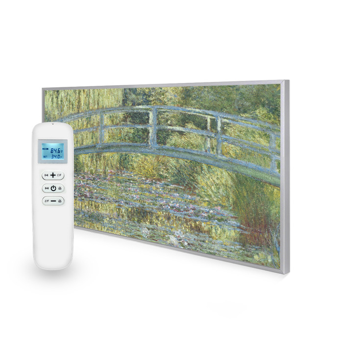 595x995 The Pond With Water Lilies Picture Nexus Wi-Fi Infrared Heating Panel 580W - Electric Wall Panel Heater