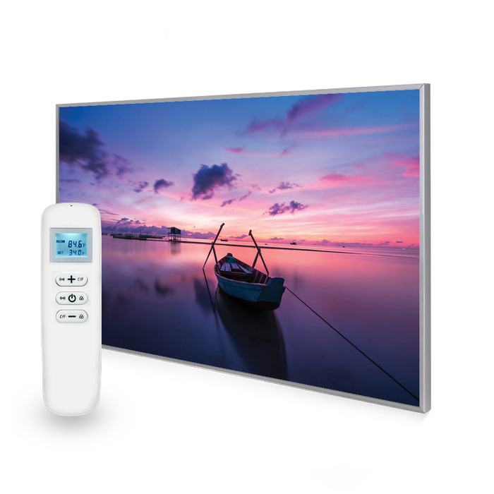 795x1195 Maldives Twilight Picture Nexus Wi-Fi Infrared Heating Panel 900W - Electric Wall Panel Heater