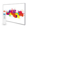 995x1195 London Skyline Splash Picture Nexus Wi-Fi Infrared Heating Panel 1200W - Electric Wall Panel Heater
