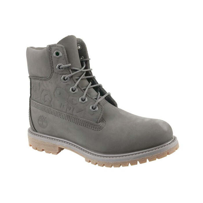 Timberland Womens 6 In Premium Boot Shoes - Gray