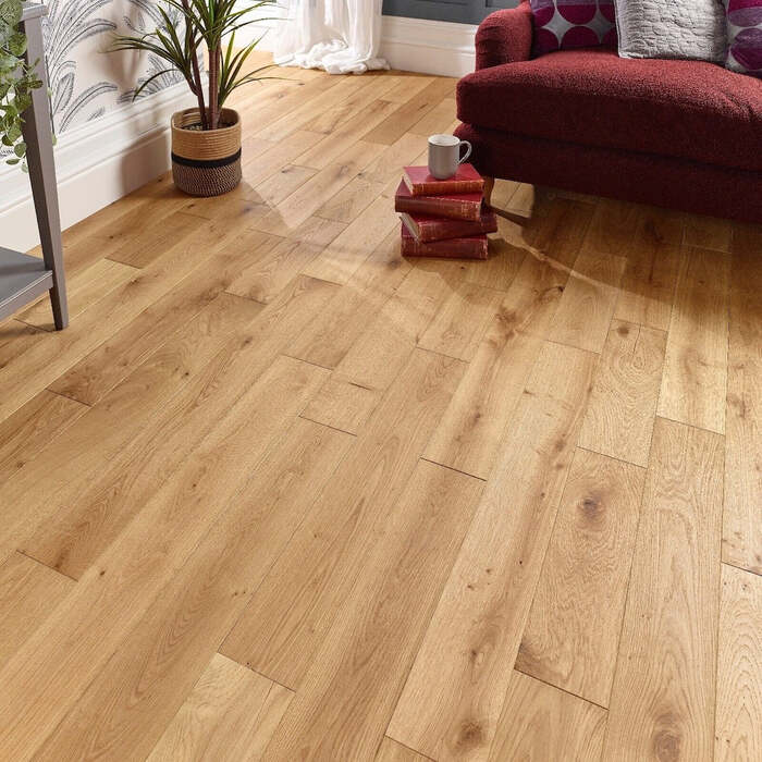 Lusso Sorrento Natural Brushed & Oiled Engineered Oak 125mm