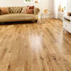 Lusso Florence Natural Smooth UV Lacquered Solid Oak Flooring 125mm
