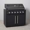 Draco Grills Fusion Black 6 Burner Gas Barbecue with Cabinet, End of January 2026