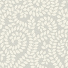 Valentino Leaf Heavyweight Vinyl Wallpaper Grey Belgravia 1927