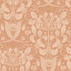 Hjarterum Berit Arts and Crafts Inspired Wallpaper Orange Galerie 83128